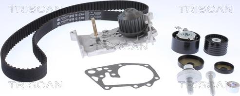 Triscan 8647 250015 - Водяной насос + комплект зубчатого ремня ГРМ autospares.lv