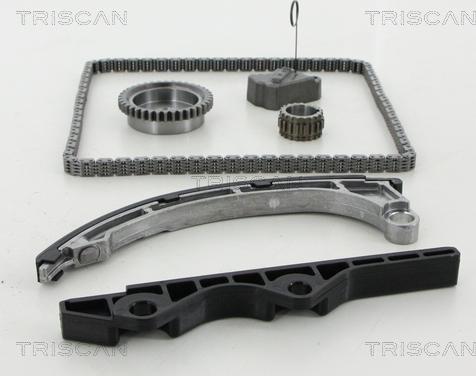 Triscan 8650 14002 - Комплект цепи привода распредвала autospares.lv