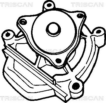 Triscan 8600 40809 - Водяной насос autospares.lv