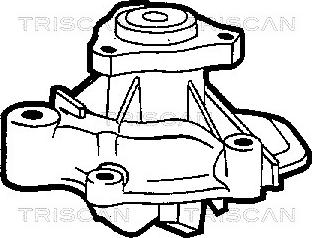 Triscan 8600 40802 - Водяной насос autospares.lv