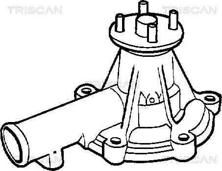 Triscan 8600 42998 - Водяной насос autospares.lv