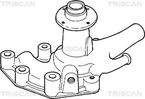 Triscan 8600 60002 - Водяной насос autospares.lv