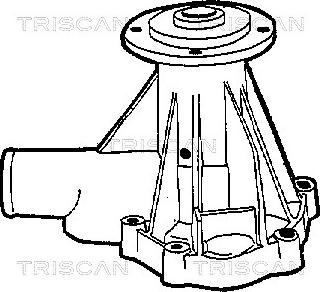 Triscan 8600 15974 - Водяной насос autospares.lv