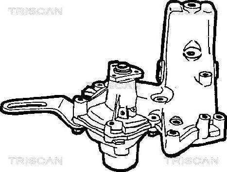 Triscan 8600 15970 - Водяной насос autospares.lv