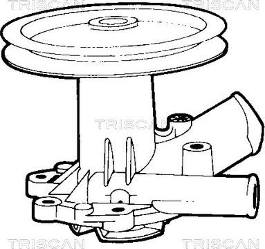 Triscan 8600 10070 - Водяной насос autospares.lv