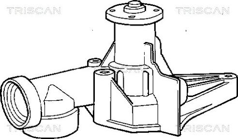 Triscan 8600 10856 - Водяной насос autospares.lv