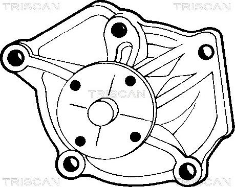 Triscan 8600 10310 - Водяной насос autospares.lv