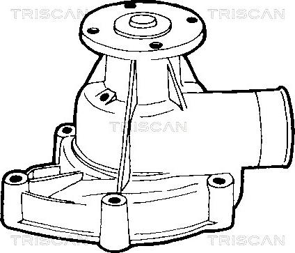 Triscan 8600 11001 - Водяной насос autospares.lv