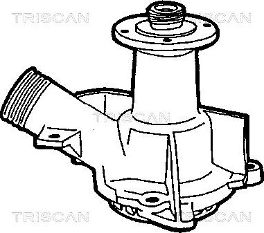 Triscan 8600 11880 - Водяной насос autospares.lv