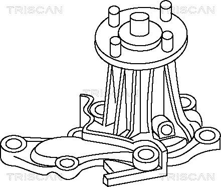 Triscan 8600 13991 - Водяной насос autospares.lv