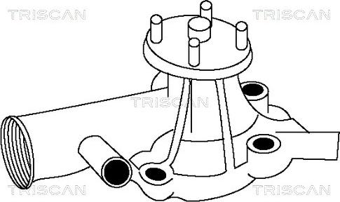 Triscan 8600 13989 - Водяной насос autospares.lv