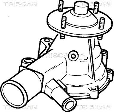 Triscan 8600 13129 - Водяной насос autospares.lv