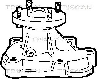 Triscan 8600 24006 - Водяной насос autospares.lv