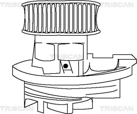 Triscan 8600 24002 - Водяной насос autospares.lv