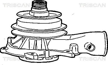 Triscan 8600 24840 - Водяной насос autospares.lv