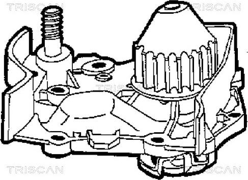 Triscan 8600 25009 - Водяной насос autospares.lv