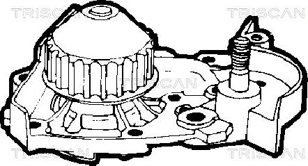 Triscan 8600 25876 - Водяной насос autospares.lv