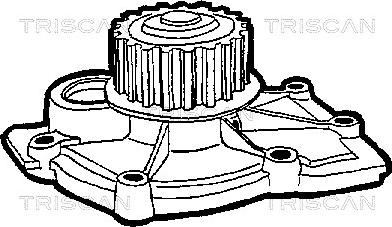 Triscan 8600 27985 - Водяной насос autospares.lv