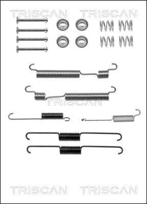 Triscan 8105 432005 - Комплектующие, барабанный тормозной механизм autospares.lv