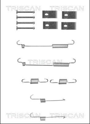 Triscan 8105 432006 - Комплектующие, барабанный тормозной механизм autospares.lv