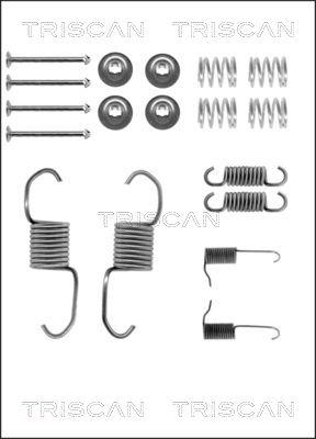 Triscan 8105 422558 - Комплектующие, барабанный тормозной механизм autospares.lv