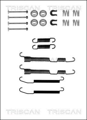 Triscan 8105 422580 - Комплектующие, барабанный тормозной механизм autospares.lv