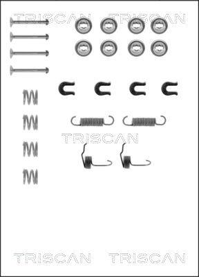 Triscan 8105 422523 - Комплектующие, барабанный тормозной механизм autospares.lv