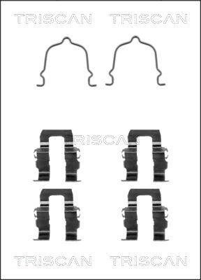 Triscan 8105 501562 - Комплектующие для колодок дискового тормоза autospares.lv