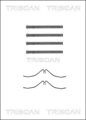 Triscan 8105 501509 - Комплектующие для колодок дискового тормоза autospares.lv