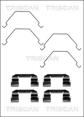 Triscan 8105 501583 - Комплектующие для колодок дискового тормоза autospares.lv