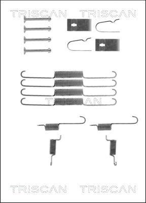 Triscan 8105 502502 - Комплектующие, барабанный тормозной механизм autospares.lv