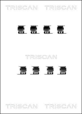 Triscan 8105 691616 - Комплектующие для колодок дискового тормоза autospares.lv