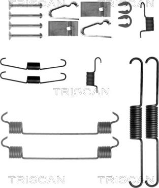 Triscan 8105 691624 - Комплектующие, барабанный тормозной механизм autospares.lv