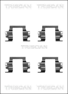 Triscan 8105 601609 - Комплектующие для колодок дискового тормоза autospares.lv