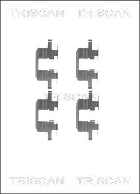 Triscan 8105 681533 - Комплектующие для колодок дискового тормоза autospares.lv