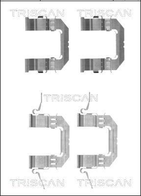 Triscan 8105 141600 - Комплектующие для колодок дискового тормоза autospares.lv