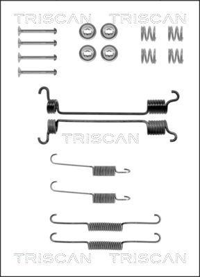 Triscan 8105 142561 - Комплектующие, барабанный тормозной механизм autospares.lv