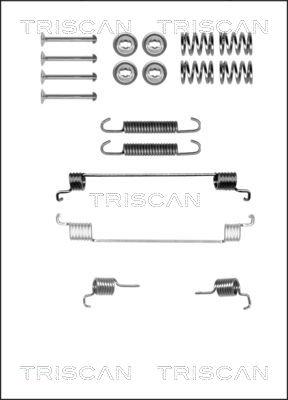 Triscan 8105 152540 - Комплектующие, барабанный тормозной механизм autospares.lv