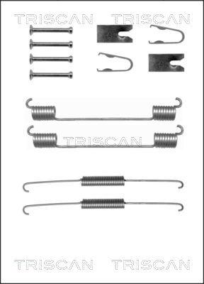 Triscan 8105 152555 - Комплектующие, барабанный тормозной механизм autospares.lv