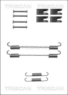 Triscan 8105 152561 - Комплектующие, барабанный тормозной механизм autospares.lv