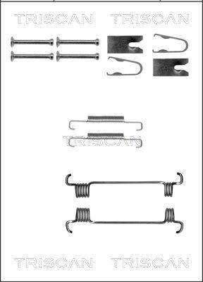 Triscan 8105 152563 - Комплектующие, стояночная тормозная система autospares.lv