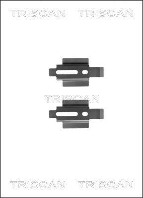 Triscan 8105 161620 - Комплектующие для колодок дискового тормоза autospares.lv