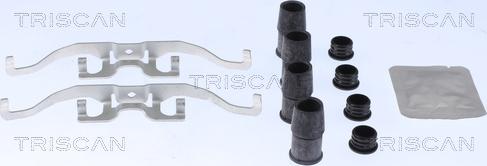 Triscan 8105 161621 - Комплектующие для колодок дискового тормоза autospares.lv
