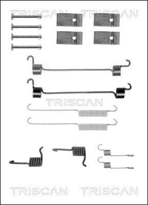 Triscan 8105 162544 - Комплектующие, барабанный тормозной механизм autospares.lv