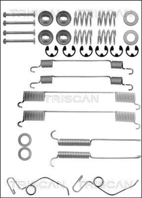 Triscan 8105 162510 - Комплектующие, барабанный тормозной механизм autospares.lv