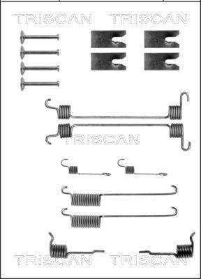 Triscan 8105 162585 - Комплектующие, барабанный тормозной механизм autospares.lv