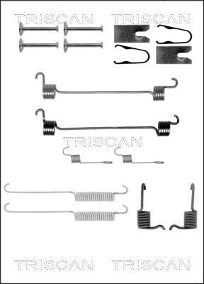 Triscan 8105 162586 - Комплектующие, барабанный тормозной механизм autospares.lv