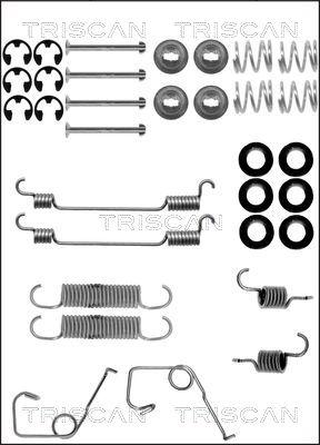 Triscan 8105 162579 - Комплектующие, барабанный тормозной механизм autospares.lv