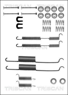 Triscan 8105 162254 - Комплектующие, барабанный тормозной механизм autospares.lv