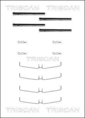 Triscan 8105 101456 - Комплектующие для колодок дискового тормоза autospares.lv